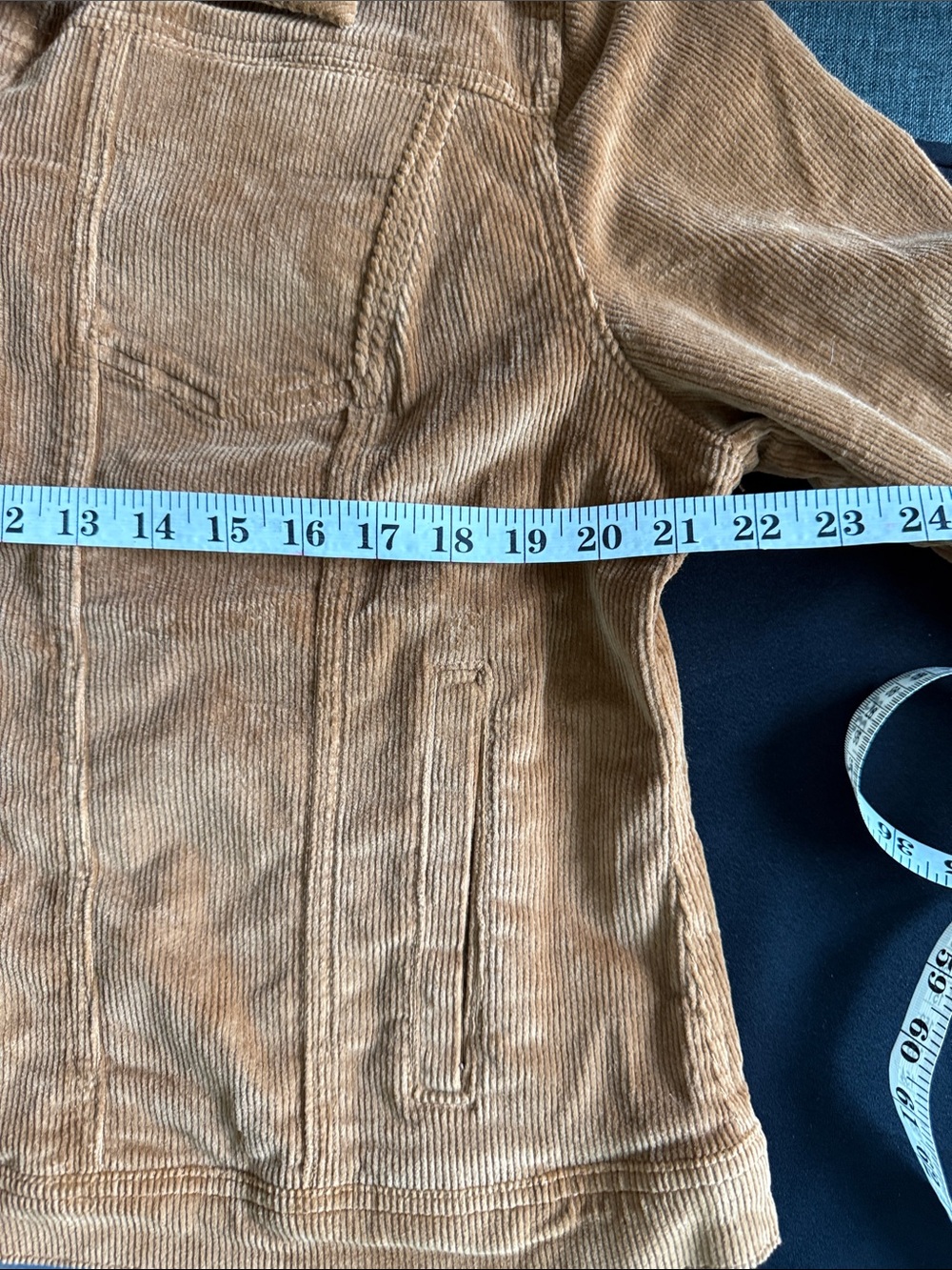 Time and Tru Tan Corduroy Jean Jacket - Picture 10 of 12